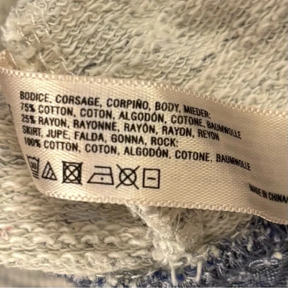 Saturday Sunday Elora Denim Ruffle Pullover Top. - Picture 6 of 8